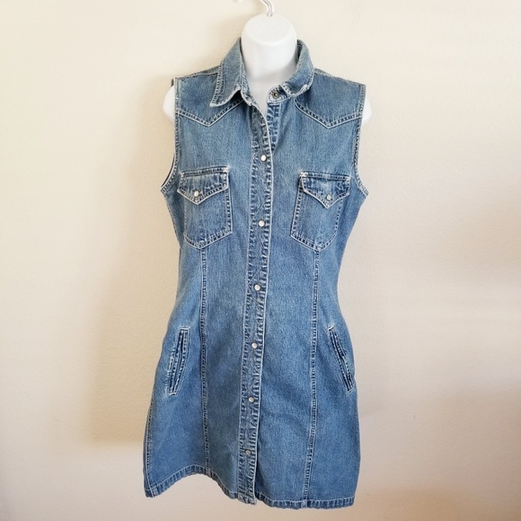 Vintage DKNY Jean Dress size12 - Picture 1 of 8